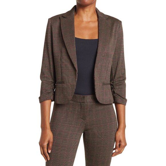 Amanda & Chelsea AMANDA AND CHELSEA 3/4 Sleeve Houndstooth Blazer, NWT, Medium - Picture 1 of 16